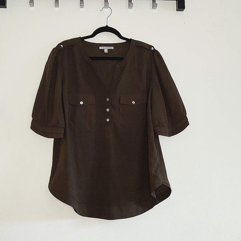 Olive Green Blouse by 41 Hawthorn, 2x